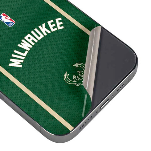 NBA Milwaukee Bucks Jersey iPhone 16 Pro Skin